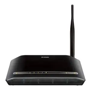 Thumbnail for the D-Link DSL-2730B rev T1 router with 300mbps WiFi, 4 100mbps ETH-ports and
                                         0 USB-ports