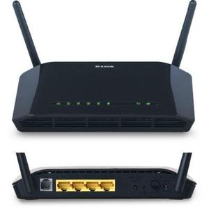 Thumbnail for the D-Link DSL-2740B rev F1 router with 300mbps WiFi, 4 100mbps ETH-ports and
                                         0 USB-ports