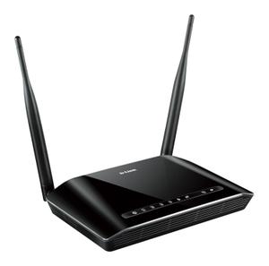 Thumbnail for the D-Link DSL-2750U rev C1 router with 300mbps WiFi, 4 100mbps ETH-ports and
                                         0 USB-ports