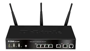 Thumbnail for the D-Link DSR-1000N rev A1 router with 300mbps WiFi, 4 N/A ETH-ports and
                                         0 USB-ports