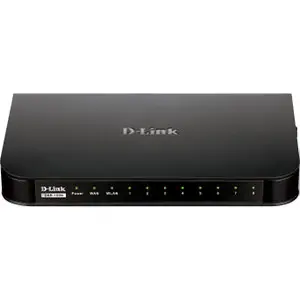 Thumbnail for the D-Link DSR-150 A2 router with No WiFi, 8 100mbps ETH-ports and
                                         0 USB-ports