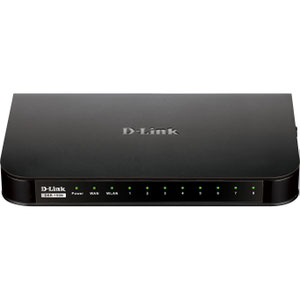 Thumbnail for the D-Link DSR-150 A2 router with No WiFi, 8 100mbps ETH-ports and
                                         0 USB-ports