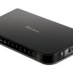 The D-Link DSR-150N router with 300mbps WiFi, 8 100mbps ETH-ports and
                                                 0 USB-ports