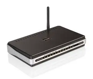 Thumbnail for the D-Link DVG-G5402SP router with 54mbps WiFi, 4 100mbps ETH-ports and
                                         0 USB-ports