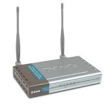 Thumbnail for the D-Link DWL-7200AP router with 54mbps WiFi, 2 100mbps ETH-ports and
                                         0 USB-ports