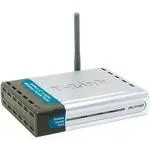 The D-Link DWL-AG700AP router with 54mbps WiFi, 1 100mbps ETH-ports and
                                                 0 USB-ports