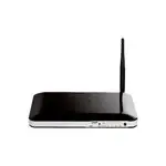 The D-Link DWR-555 rev A1 router with 300mbps WiFi, 4 100mbps ETH-ports and
                                                 0 USB-ports