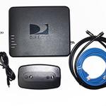 The DirecTV DCAW1R0-01 router with 300mbps WiFi, 1 100mbps ETH-ports and
                                                 0 USB-ports