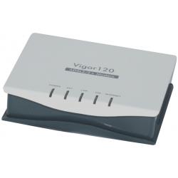 Thumbnail for the DrayTek Vigor 120 router with No WiFi, 1 100mbps ETH-ports and
                                         0 USB-ports