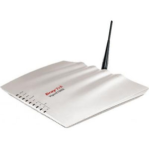 Thumbnail for the DrayTek Vigor 2100G router with 54mbps WiFi, 4 100mbps ETH-ports and
                                         0 USB-ports
