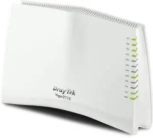 Thumbnail for the DrayTek Vigor 2710 router with No WiFi, 4 100mbps ETH-ports and
                                         0 USB-ports