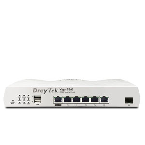 Thumbnail for the DrayTek Vigor 2865Vac router with Gigabit WiFi, 5 N/A ETH-ports and
                                         0 USB-ports
