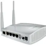 The DrayTek VigorFly 200 router with 300mbps WiFi, 4 100mbps ETH-ports and
                                                 0 USB-ports