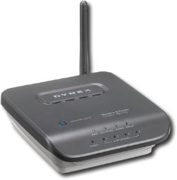 Thumbnail for the Dynex DX-WGRTR router with 54mbps WiFi, 4 100mbps ETH-ports and
                                         0 USB-ports