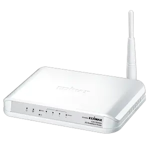 Thumbnail for the Edimax 3G-6200n router with 300mbps WiFi, 4 100mbps ETH-ports and
                                         0 USB-ports