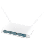 The Edimax AR-7267WnA router with 300mbps WiFi, 4 100mbps ETH-ports and
                                                 0 USB-ports