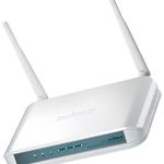 The Edimax BR-6424n router with 300mbps WiFi, 4 100mbps ETH-ports and
                                                 0 USB-ports