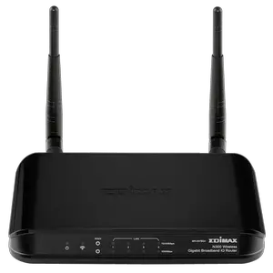 Thumbnail for the Edimax BR-6478Gn router with 300mbps WiFi, 4 N/A ETH-ports and
                                         0 USB-ports