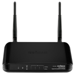 The Edimax BR-6478Gn router with 300mbps WiFi, 4 N/A ETH-ports and
                                                 0 USB-ports