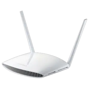 Thumbnail for the Edimax EW-7428HCn router with 300mbps WiFi, 1 100mbps ETH-ports and
                                         0 USB-ports
