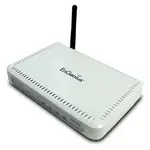 The EnGenius ESR-1220 router with 54mbps WiFi, 4 100mbps ETH-ports and
                                                 0 USB-ports