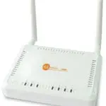 The EnGenius ESR-9752B router with 300mbps WiFi, 4 100mbps ETH-ports and
                                                 0 USB-ports