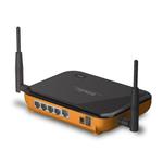 The EnGenius ESR9855G router with 300mbps WiFi, 4 N/A ETH-ports and
                                                 0 USB-ports