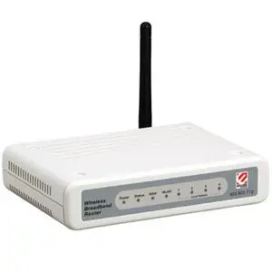 Thumbnail for the Encore ENHWI-G router with 54mbps WiFi, 4 100mbps ETH-ports and
                                         0 USB-ports