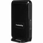 The FreedomPop Freedom Hub Burst router with 300mbps WiFi, 2 100mbps ETH-ports and
                                                 0 USB-ports