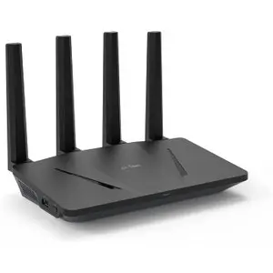 Thumbnail for the GL.iNet GL-AX1800 router with Gigabit WiFi, 4 N/A ETH-ports and
                                         0 USB-ports