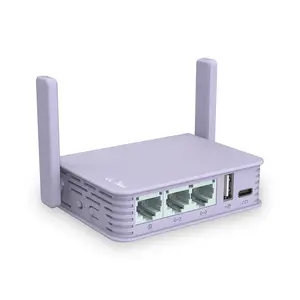 Thumbnail for the GL.iNet GL-MV1000 (Brume) router with No WiFi, 2 N/A ETH-ports and
                                         0 USB-ports