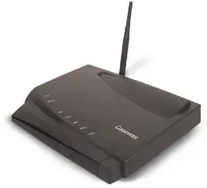 Thumbnail for the Gateway WBR-100 router with 11mbps WiFi, 4 100mbps ETH-ports and
                                         0 USB-ports