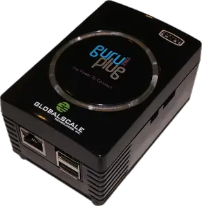 Thumbnail for the GlobalScale GuruPlug Server Plus router with 54mbps WiFi, 2 N/A ETH-ports and
                                         0 USB-ports