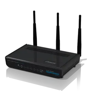 Thumbnail for the Hawking HD45R router with 300mbps WiFi, 4 N/A ETH-ports and
                                         0 USB-ports