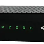 The Hitron HT-EMN3 router with Gigabit WiFi, 2 N/A ETH-ports and
                                                 0 USB-ports