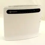 The Huawei B593u-12 router with 300mbps WiFi, 4 100mbps ETH-ports and
                                                 0 USB-ports