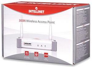 Thumbnail for the Intellinet 300N Wireless Dual-Band Router router with 300mbps WiFi, 4 100mbps ETH-ports and
                                         0 USB-ports