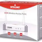 The Intellinet 300N Wireless Dual-Band Router router with 300mbps WiFi, 4 100mbps ETH-ports and
                                                 0 USB-ports