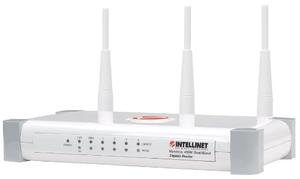 Thumbnail for the Intellinet 450N (524988) router with 300mbps WiFi, 4 N/A ETH-ports and
                                         0 USB-ports