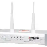 The Intellinet 450N (524988) router with 300mbps WiFi, 4 N/A ETH-ports and
                                                 0 USB-ports