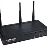 The Intellinet 524315 router with 300mbps WiFi, 4 N/A ETH-ports and
                                                 0 USB-ports