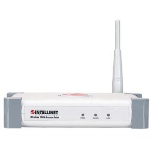 Thumbnail for the Intellinet 524445 rev 1 router with 300mbps WiFi, 4 100mbps ETH-ports and
                                         0 USB-ports
