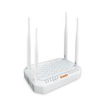 The Kasda KW62293 router with Gigabit WiFi, 4 N/A ETH-ports and
                                                 0 USB-ports