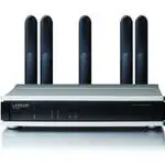The LANCOM L-452dual router with 300mbps WiFi, 2 Gigabit ETH-ports and
                                                 0 USB-ports