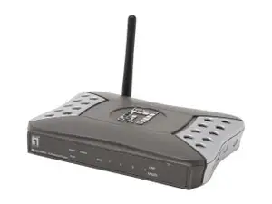 Thumbnail for the LevelOne WBR-3406TX router with No WiFi,   ETH-ports and
                                         0 USB-ports