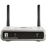 The LevelOne WBR-6011 router with 300mbps WiFi, 4 100mbps ETH-ports and
                                                 0 USB-ports