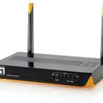 The LevelOne WBR-6022 router with 300mbps WiFi, 4 100mbps ETH-ports and
                                                 0 USB-ports