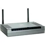 The LevelOne WBR-6600 router with 300mbps WiFi, 4 100mbps ETH-ports and
                                                 0 USB-ports