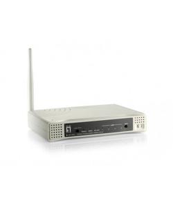 Thumbnail for the LevelOne WBR-6603 router with 300mbps WiFi, 4 100mbps ETH-ports and
                                         0 USB-ports