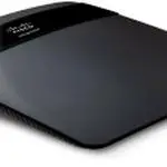 The Linksys E1500 router with 300mbps WiFi, 4 100mbps ETH-ports and
                                                 0 USB-ports